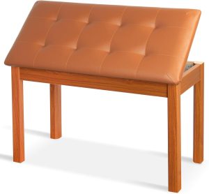 Our Duet Piano Bench: Tufted Comfort, Hidden Storage